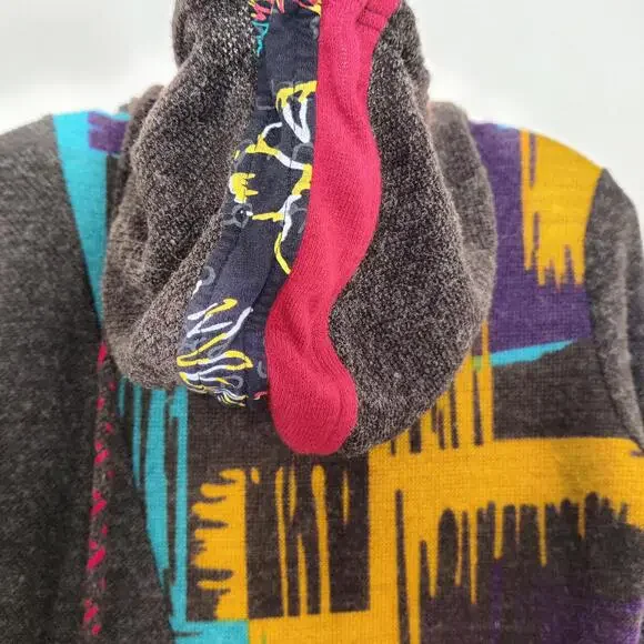 Inti Fashion Women's Hippie Hoodie Tunic Dress Size Medium Bohemian - Picture 6 of 10